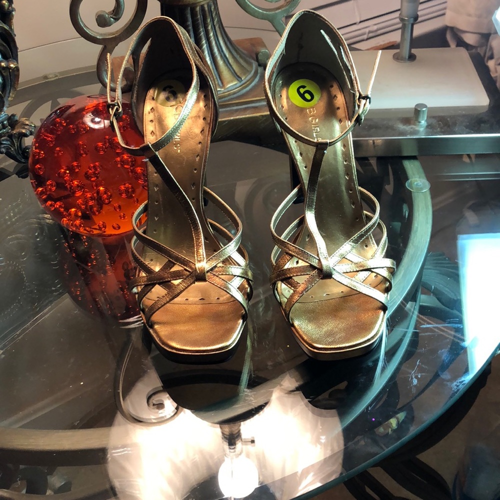 Brand New “BCBG Girls” Gold Heels